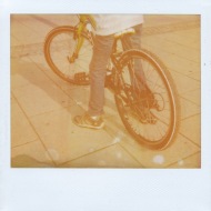 Title: Wheels, Name: Antonino Zambito, Polaroid Image and Polaroid Softtone